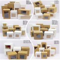 10pcs 5/6/7/8/9 cm in size, white/kraft paper/gift box, wedding candy box