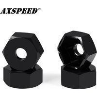 AXSPEED 4Pcs 10mm to 12mm Hex Wheel Hub Adapter for YOKOMO 1/10 2WD & 4WD RC Crawler Cars Upgrade Accessories