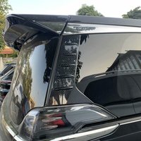For Toyota Alphard Vellfire 30 2016-2019 2020 2021 Car Exterior Accessories C Pillar Trim Rear Window Quarter Cover Garnish
