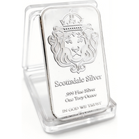 Scottsdale Style Plated Silver Bar Lion Head Design Collectible Bullion Bar Non-Currency Commemorative Ingot for Collection Gift
