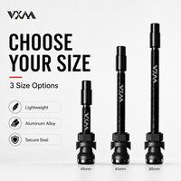 VXM 45 65 85 mm Tubeless Valves Bicycle Aluminum Alloy Presta Nipples Removable Core Air Valve For Road MTB Mountain Bike