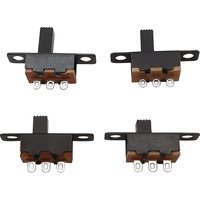 10Pcs SS12F15 Toggle Switch 3 Pin 1P2T SPDT Slide Switch 50V 0.5A Handle High 3mm 4mm 5mm 6mm