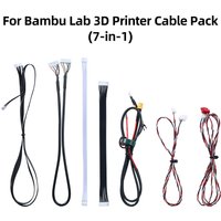 (7-in-1) Cable For Bambu Lab 3D Printer Cable Pack Suitable For Bambu Lab H2D/H2C/H2S 3D Printer Accessories