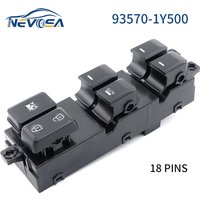 NEVOSA 93570-1Y500 18Pins Auto Window Electric Switch For Kia Morning Kia Picanto TA 2011-2017 49749B-1000 935701Y500