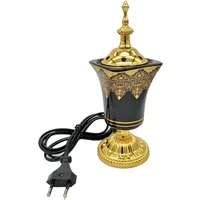 YXY Ceramics Electric Incense Burner 110V/220V Plug-in Arabic Charcoal Furnace for Sandalwood OUDH Incense Censer & EU AU Plug