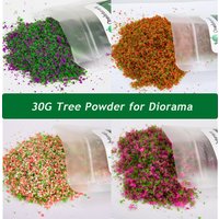 30G Miniature Artificial Model Flower Tree foliage Train Railway Grass Powder Foliage For Model Building