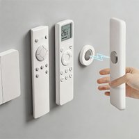 3/6/12pcs No Drill Magnetic Remote Holder Invisible Wall Mount Bracket - Wall Mount for TV/AC/DVD/Photo Frames Remotes Space