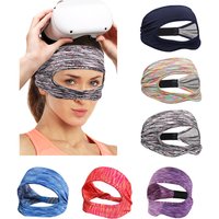 For Meta Oculus Quest 2 VR Accessories Eye Mask Cover Breathable Sweat Band Adjustable Sizes Headset For Oculus Quest 2 HTC Vive