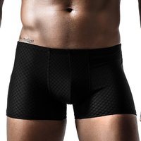 Underwear Men's Ice Silk Boxer Briefs Men's Boxer Briefs Boys' Shorts Breathable Seamless Summer Ultra-Thin Style