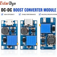 Estardyn MT3608 DC-DC Boost Step Up Adjustable Converter Module 28V 2A Mini Board for DIY Electronics