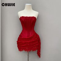 Lace Cocktail Dresses Woman Elegant Wedding Prom Dress Gowns Mini Graduation Dress Vestido de graduación Vestido de fiesta
