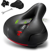 AliExpress Comfortable Seat Cushion for Men Women with Dual Shock Absorbing Ball Memory Foam Waterproof Wide Bicycle Saddle Fit for Road Bi