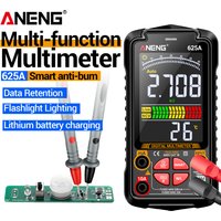 ANENG 625A Digital Multimeter 6000 Counts True RMS 1000V AC/DC 10A NCV Temp Rechargeable Auto-Ranging VA Screen Portable Tool