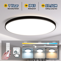 Remote Control Led Ceiling Lamp Dimmable Ceiling Light Ip65 Waterproof Round 30/40W Indoor Lighting For Living Room Bedroom 220V