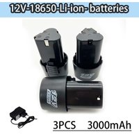 Premium Screwdriver/Drill Battery 12V 4.0Ah for DKCD Angle Grinders and Impact Wrenches Li-Ion Battery + Charger