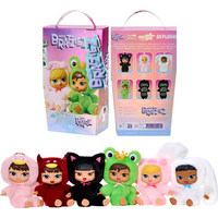 Original Bratz Bratziez Plush Keychains Blind Box Set Kawaii Animal Costume Dolls Bag Charms Collectible Toy Birthday Gift