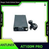 ANTUNER AT100M PRO 1.8MHz-30MHz 100W Antenna Tuner with Built-in SWR/Power Meter & CW Practice Function for HF Radio