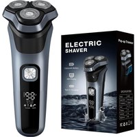 Electric Shaver for Men 150 Min Runtime Wet/Dry Electric Razor with Pop Up Trimmer IPX6 Waterproof Shaving Machine