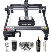 ATOMSTACK A10 PRO S10 X7 PRO Laser Engraving Machine With R3 Roller DIY CNC Laser Cutter 10W Output Power LCD Control Terminal