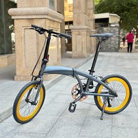20 Inch 406 Aluminum Alloy Folding Bicycle V-Brake Portable City Bike 54T Crankset Cassette Flywheel 11-32T 9 Speed Folding Bike