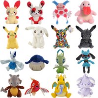 Lugia Celebi Wailmer Plush Toys Pokemon Plusle Cubone Lickitung Dragonite Stuffed Doll Espurr Peluche Funny Anime Pikachu Doll