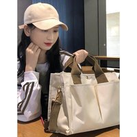 Large Capacity Mommy Bag Multi-Layer Practical Handbag Single Shoulder Bag Shopping Ins Versatile Baby Feeding Bottle Bag