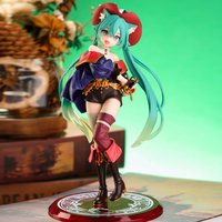 Hatsune Miku Anime Figurine Desktop Action Figure 'Tale of Wonderland' Miku as Puss in Boots Kawaii Girl Model Toy