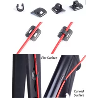 AliExpress RISK Bicycle Cables Housing Guide Bike Oil Tube Fixed Clips C Shape Shift Brake Line Guide Cable Tube Fixed Clamp Frame Buckle