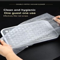 100Pcs Disposable Non-Woven Filter Paper Manicure Machine Dust Filter Paper Nail Art Vacuum Dust Collector