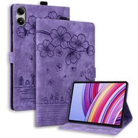 Tablet Cover For Xiaomi Redmi Pad 2 Pro 12.1'' Case Embossed Flowers PU Leather Wallet Flip Stand Cover For Redmi Pad 2 Pro 2025