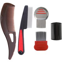 5 Set Dandruff Removal Fine Tooth Combs | Fleas Removal| Helps In Removing Lice | Peines Para Piojos Y Liendres | Scalp Scraper