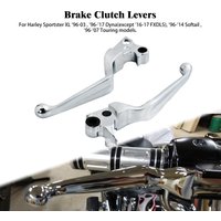 Motorcycle Brake Clutch Levers Chrome Hand Brake Levers For Harley Sportster XL 1200 883 Dyna Softail Breakout FL Touring FLHR