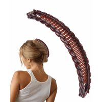 SolidColor Vintage Banana Hair Clip For Women Girls Wave Comb Hairpin Hair Style Tool Fashion Practical Hair Accessories