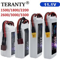 Akumulator LiPo 11,1 V 3S 1500 mAh 1800 mAh 2200 mAh 2600 mAh 3000 mAh 3300 mAh Deans T Connector XT60 do samochodów RC FPV Racing Drone