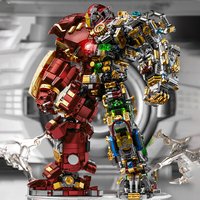 2700+pcs Iron Heroes Blocks Action Figures Mark Building Sets Buster Mech DIY Brick Collectible Toys for Boys Adult Kids Gifts image 4