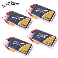 4 pièces mise à niveau TATTU 75C 3S/4S 850mAh 11.1/14.8V batterie Lipo pour hélicoptère RC quadrirotor FPV pièces de Drone de course batterie 3S/4S
