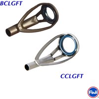 Original Fuji Tip Top LGFT Guide Popular Tang Design for Extra Holding Power Anti Reversal Fazlite Excellent Ring Guide 2 pcs