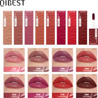 QIBEST 8 Color Watery Lip Gloss Waterproof Long Lasting Mirror Lip Glaze Moisturizing Liquid Lipstick Tint Women Makeup Cosmetic