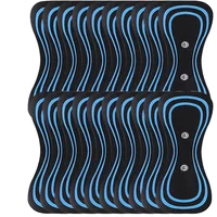 10PCS EMS Neck Massager Gel Pad Trainer Hip Exerciser Replacement Body Massager Patch Muscle Stimulator Sticker Gels Accessories