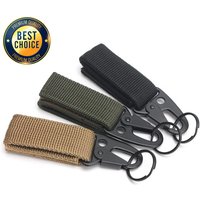 Carabiner High Strength Nylon Key Hook MOLLE Webbing Buckle Hanging System Belt Buckle Hanging Camping Hiking Accessories