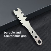 Multi-functional (flower-shaped) open-end wrench, portable home repair tool, multi-size screw wrench, hardware small tool