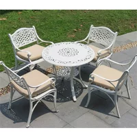 Cast aluminum vintage furniture outdoor garden die cast aluminum table