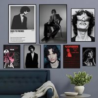 Popularity Soars S-Sombr S Singer Poster HD Print Self-Adhesive No Glue Needed,