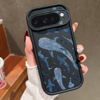 Whale Pattern TPU Case For Google Pixel 10 9 Pro XL 8A 7A 9A Shockproof Soft Silicone Phone Cover For Google Pixel 8 7 9 10 Pro