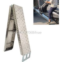 1PC ATV Loading Ramps Aluminum Ladder 750 lbs Capacity Scrambling Pickup Trucks Folding Ramps For Lawn Mower Trailer Motorcycle