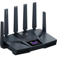 Flint 4 (GL-BE14000) Tri-Band Wi-Fi 7 Heimrouter Gaming Hochleistungs-Heimnetzwerk-Hub-Router 2,4" Touchscreen-Display, VPN 1,5 Gbps auf WireGuard und OpenVPN DCO, 64GB Flash, Dual USB 3.0, Anpassbare