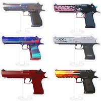 CS2GO Game weap Pistols Desert Eagle Blaze Golden Koi Hypnotic Sunset Storm Skins acrylic stand Boys holiday gift ornament