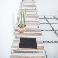 Wooden Pet Ramp for Large Dogs Small Animals Non-Slip Dog Stairs Ramp Indoor Compact Design Senior Joint Support