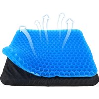 Universal Gel Seat Cushion Summer Breathable Honeycomb Design For Pressure Relief Back Tailbone Pain Home&Office Wheelchair Cars