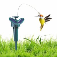 Solar Powered Flying Wobble Fluttering Butterfly Ornament Cute Animal Solar Flying Butterfly Decor Yard Outdoor Lawn Decor
